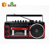 PX-250Uportable retro stereo vintage cassette radio player recorder with usb memory card port