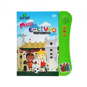 ELB-12MULTI-BANBulk wholesale educational bilingual children learning English Portuguese electronic book for kids 