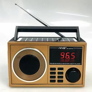 NS-2037S Nns Torch Rechargeable Led Lcd Display Analog Sw Am Fm Solar Radio With Flashlight